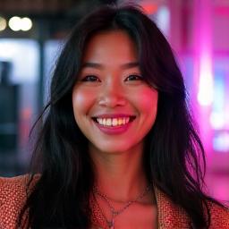 Peggy Gou smiling and looking confident