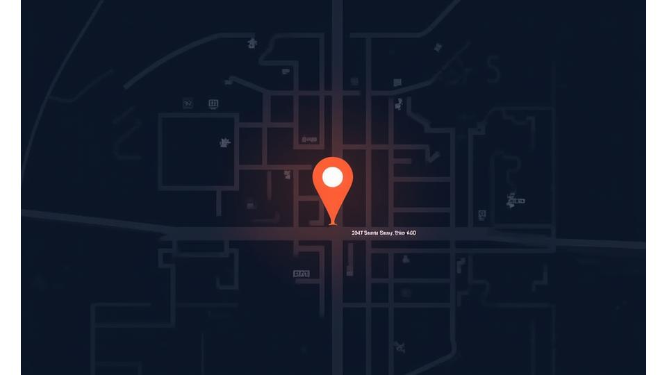 Map showing Sonic Chronicle's office location on Sunset Boulevard, Los Angeles