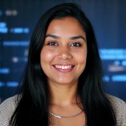Professional headshot of Maya Singh, a journalist specializing in electronic music history