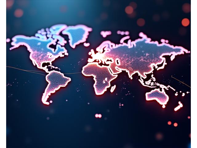 Map showing event coverage across Los Angeles and other major electronic music hubs